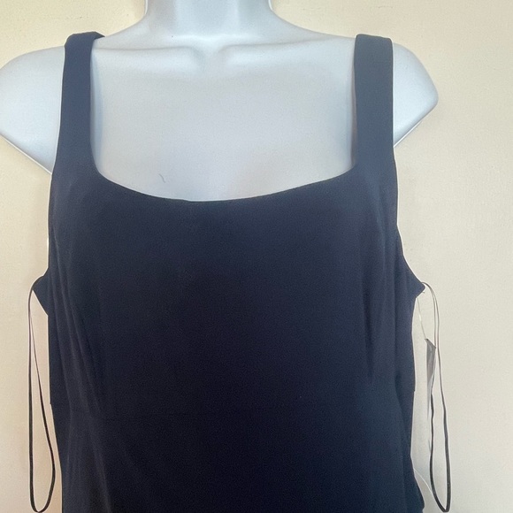 Alex Evenings Long Formal Drape Rushing Dress Wedgewood Blue Size 14 - Picture 3 of 4